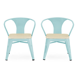 Art projects, tea parties, snack time, even homework is so much more fun while sitting in the Bistro 2-Piece Chair Set from Delta Children. These kid-sized chairs feature a mixed material construction of metal and wood that is sure to inspire hours of imaginative play. Sized just right for your growing child - the 11.25" seat height of these kids chairs ensure they can be used for many years. Recommended for ages 3 and older. Rubber feet on chair’s legs protect the floor from scratches.QUALITY MATERIAL: Set of 2. Made of metal and TSCA compliant engineered wood. For indoor use only. Durable and easy to clean finish; wipe with damp cloth and dry immediately | COORDINATING ITEMS: Pair this 2 pc chair set with the matching bistro table to complete your set, sold separately | SAFE OPTION: We know chemicals have no place in your house, so our finishes are tested for lead and other toxic elements to meet or exceed government and ASTM safety standards. Rubber feet to protect floor surfaces | ASSEMBLY: Assembly for this set of chairs is required | For any questions regarding Delta Children products, please contact consumersupport@deltachildren.com Monday to Friday, 8:30 a.m. to 6 p.m. (EST)
