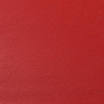 Harrianna Queen Upholstered Faux Leather Platform Bed, Red, swatch
