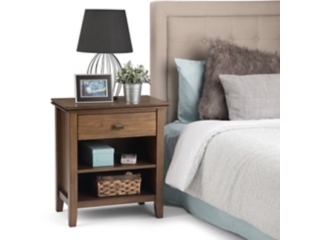 Simpli Home Artisan 24" 1 Drawer Nightstand