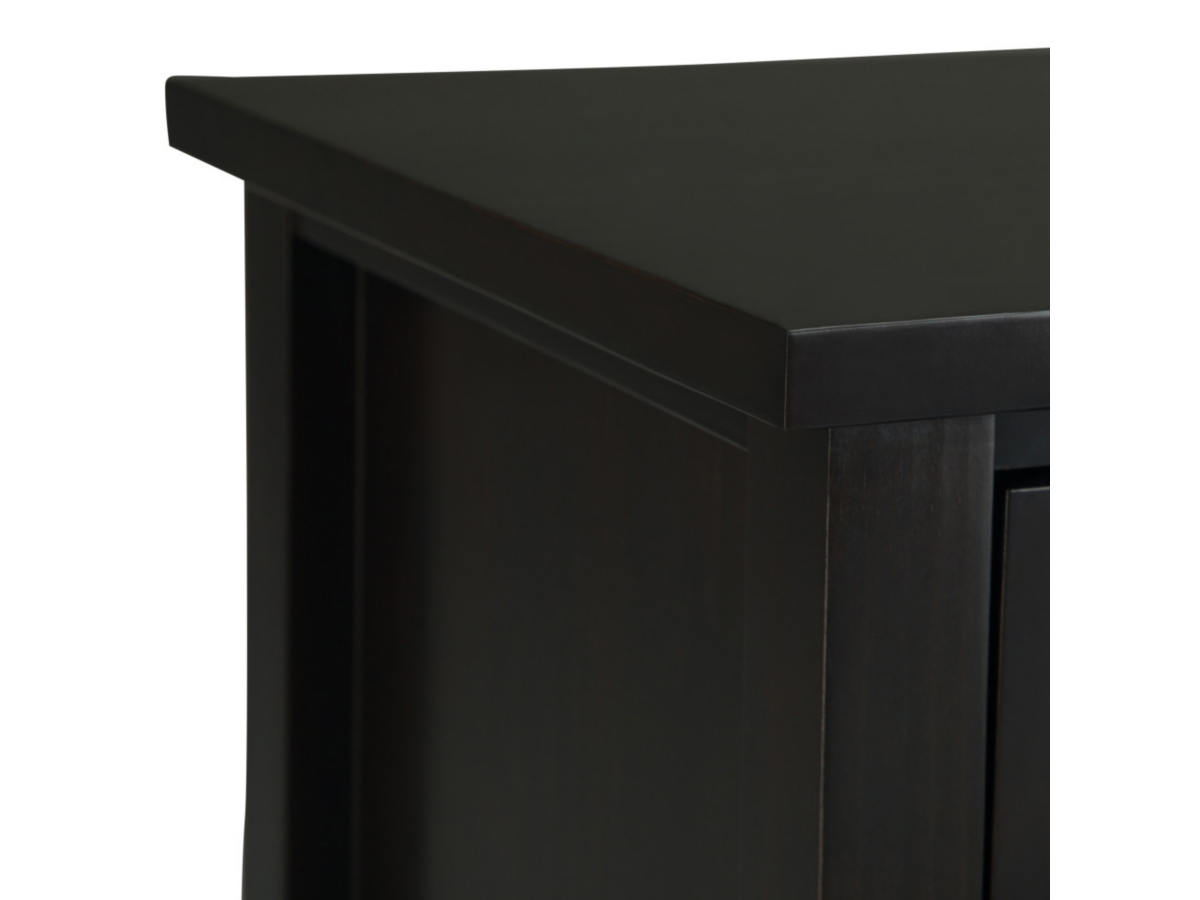 Simpli Home Rustic Nightstand, Brown/Beige, large