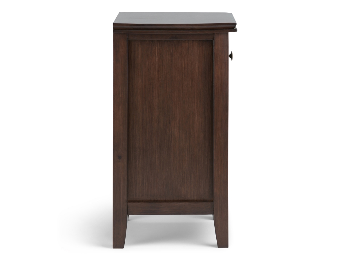 Simpli Home Artisan 24" 1 Drawer Nightstand, Russet Brown, large