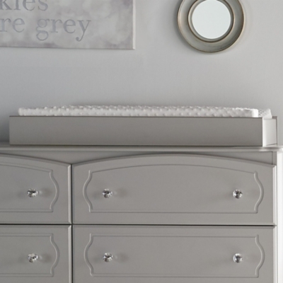 Little Seeds Rowan Valley Laren Changing Table Topper, Dove Gray