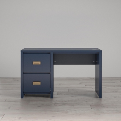 Little Seeds Little Seeds Monarch Hill Haven Single Pedestal Kids' Desk, Navy, large