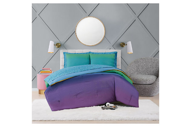 Material Girl Mermaid Ombre Twin Bed In, Mermaid Bed Frame Twin Sizes