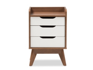 Brighton Midcentury 3-Drawer Nightstand