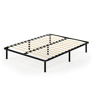 Angeland Cannet Queen Metal Platform Bed Frame with Wooden Slats, , rollover