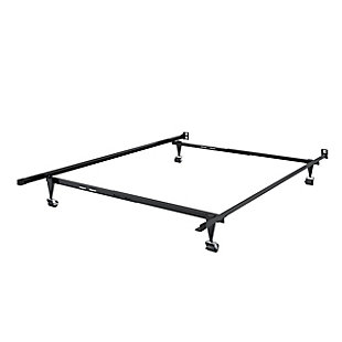 CorLiving Adjustable Single or Double Metal Bed Frame, , rollover