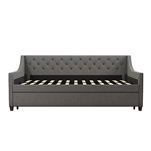 Her Majesty Daybed and Trundle, Gray, large