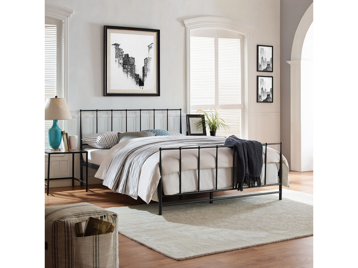 Estate Queen Metal Platform Bed, image size:1200x900