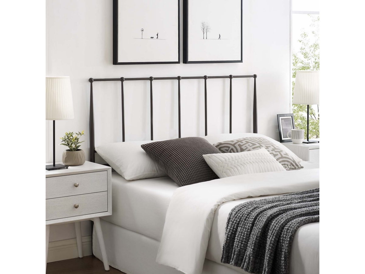 Ashley metal headboard hotsell