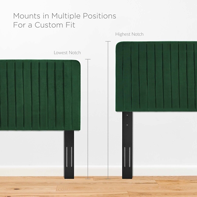 Milenna Queen/Full Tufted Velvet Headboard