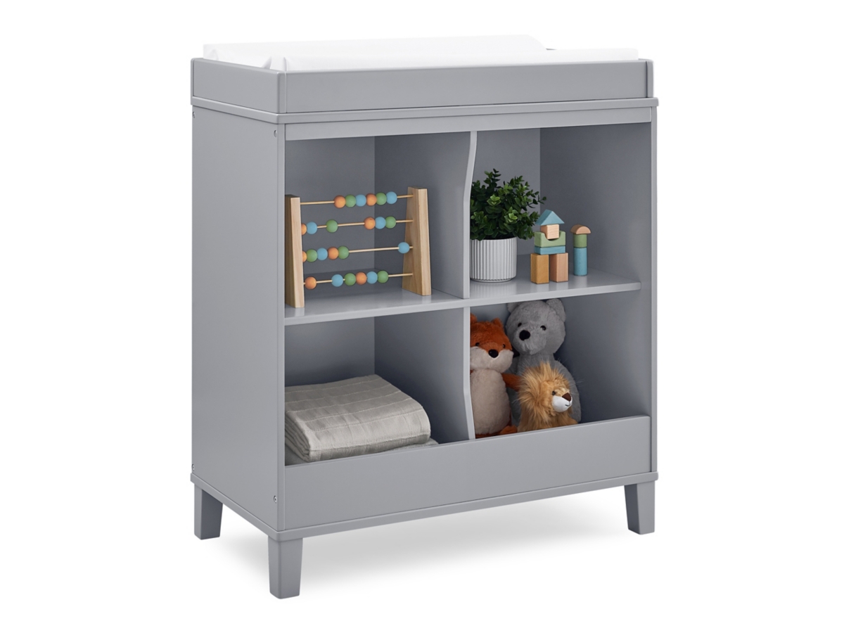 Delta Children Huck Convertible Changing Table, Gray, large