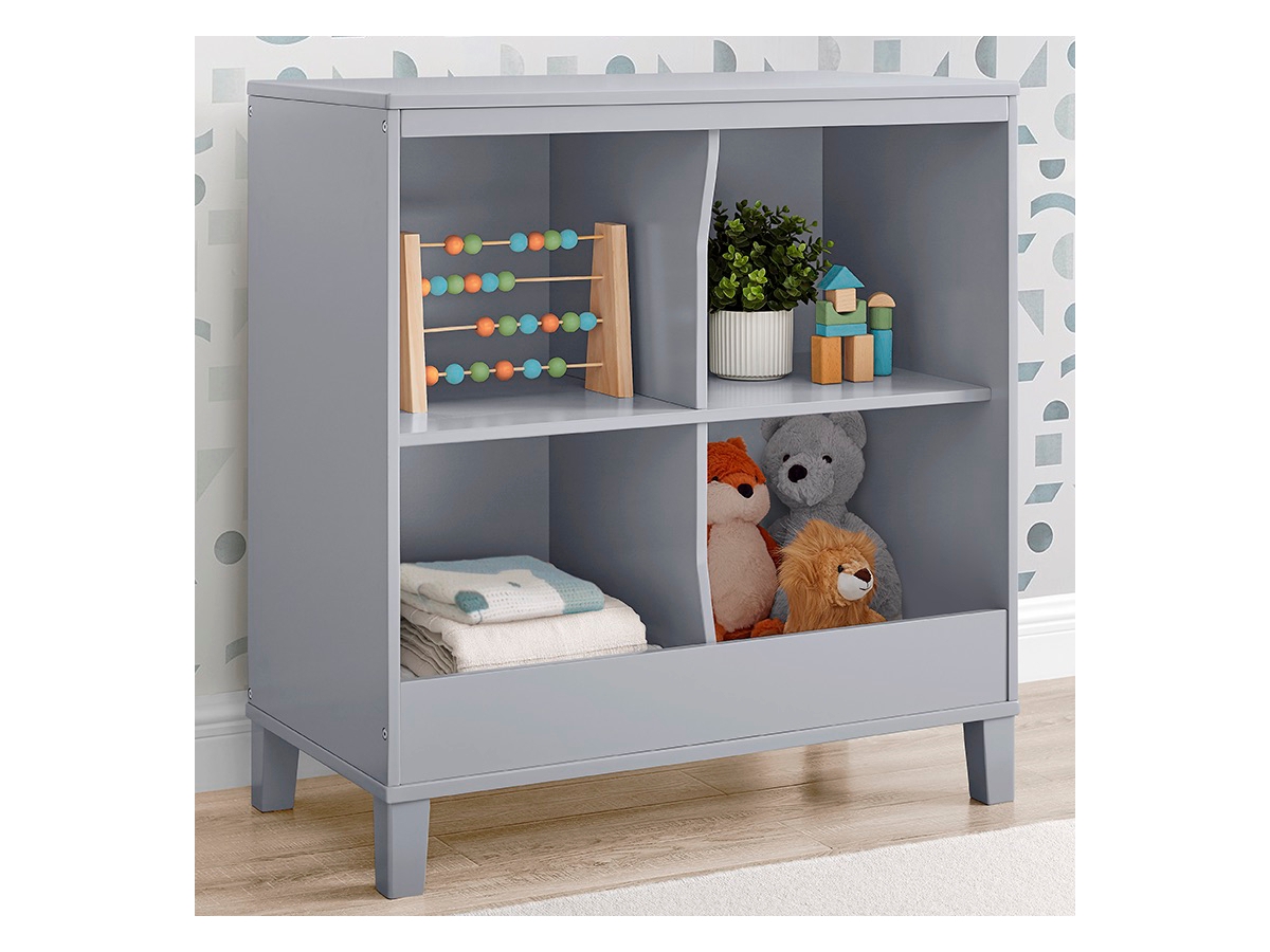 Delta Children Huck Convertible Changing Table, Gray, large