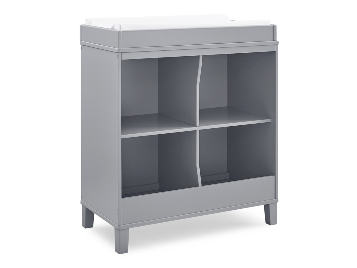 Delta Children Huck Convertible Changing Table, Gray, large