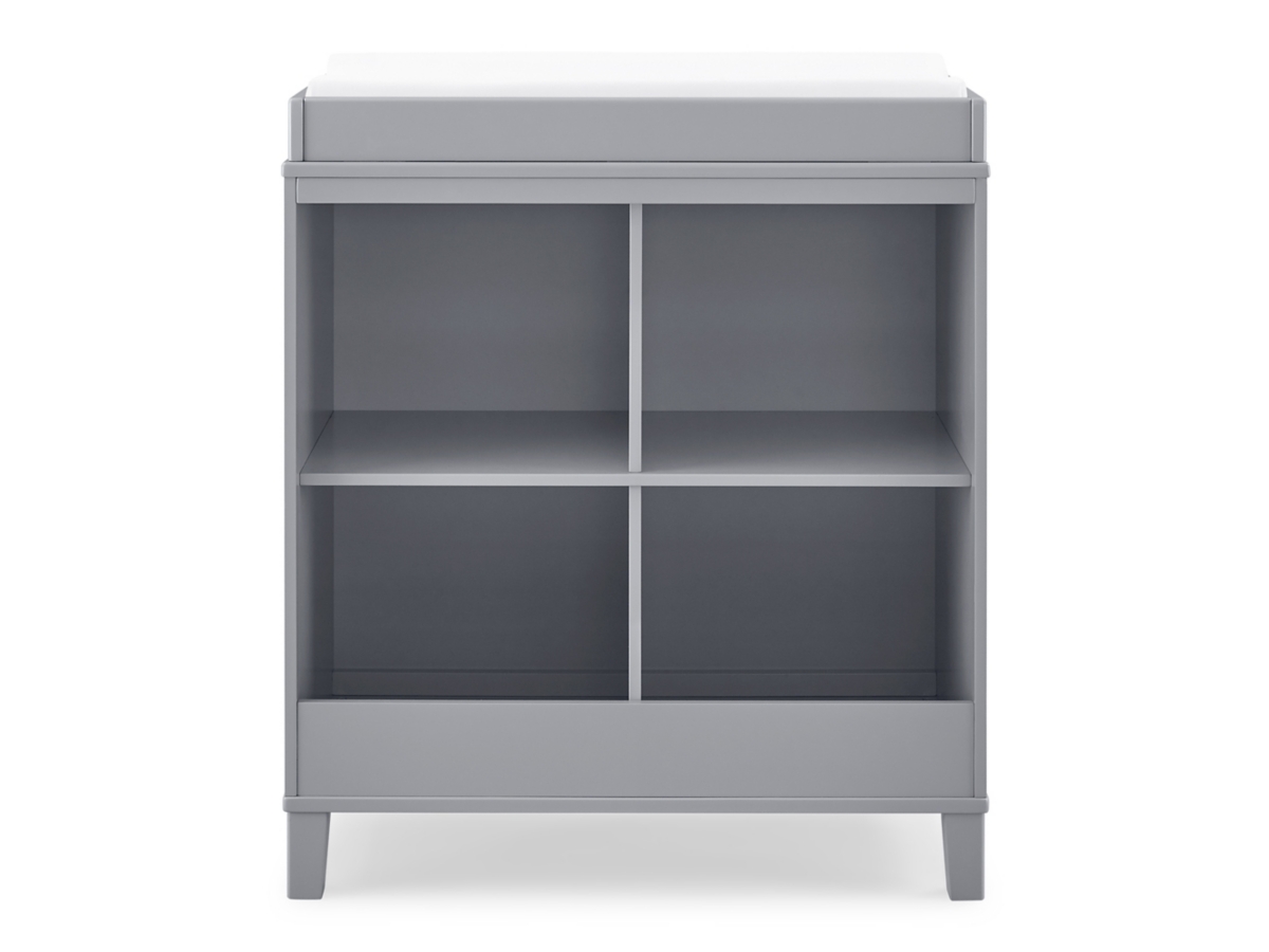 Delta Children Huck Convertible Changing Table, Gray, large