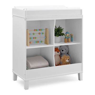 Delta Children Huck Convertible Changing Table, White, large