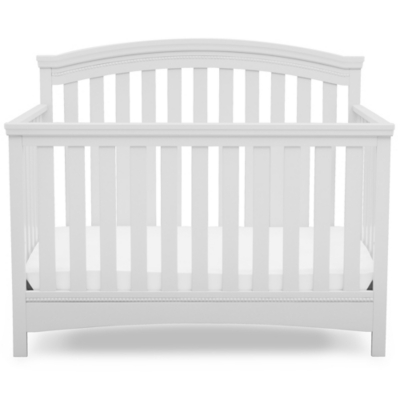 Delta Children Emerson 4-in-1 Convertible Crib, White, large