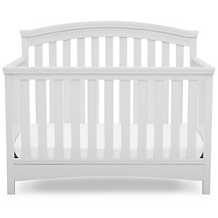Delta Children Emerson 4-in-1 Convertible Crib, White, large