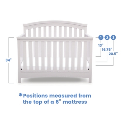 Emerson 4 in shop 1 convertible crib