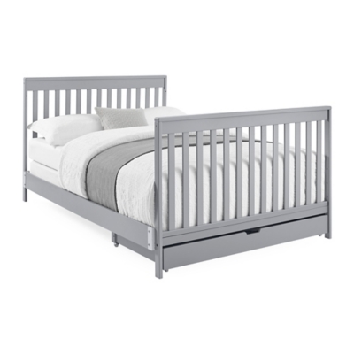 Delta Children Mercer 6 in 1 Convertible Crib with Storage Trundle