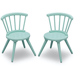 Delta Children Windsor 2-Piece Chair Set, Blue, rollover