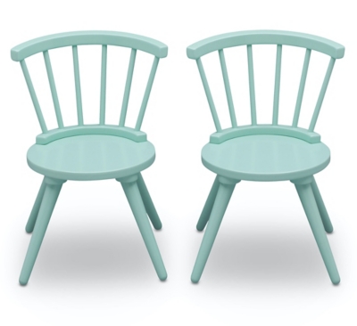 Delta Children Windsor 2-Piece Chair Set, Blue, large