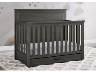 Simmons Kids Caden 6-in-1 Convertible Crib with Trundle Drawer