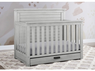 Simmons Kids Caden 6-in-1 Convertible Crib with Trundle Drawer