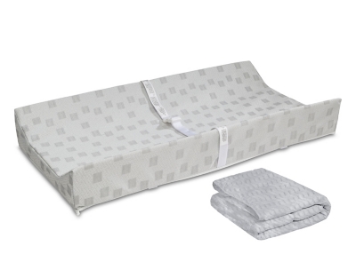 Beautyrest Platinum Contoured Changing Pad and Plush Cover, , large