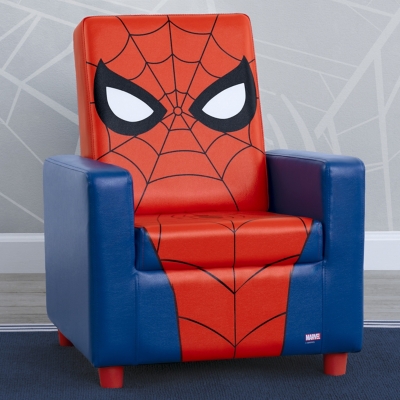 Delta Children Spider-Man High Back Upholstered Chair, , large