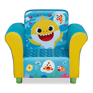 Delta Children Baby Shark Upholstered Chair, , large