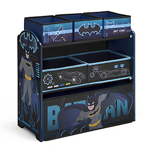 Delta Children Batman 6 Bin Design and Store Toy Organizer, , large