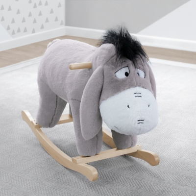 Delta Children Winnie the Pooh Eeyore Plush Rocking Horse, , rollover