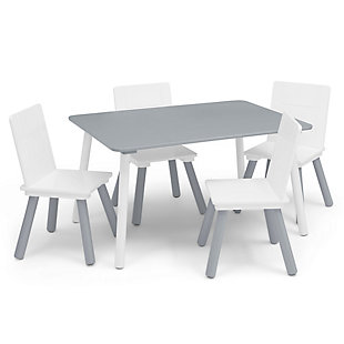 Delta Children Kids Table and Chair Set (4 Chairs Included), , large