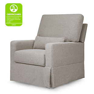 Namesake Crawford Pillowback Comfort Swivel Glider in Eco-Performance Fabric- Water Repellent and Stain Resistant, , large