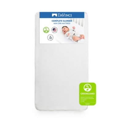 Davinci Complete Slumber Waterproof Mini Crib Mattress, , large