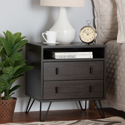 Baxton studio outlet nightstand