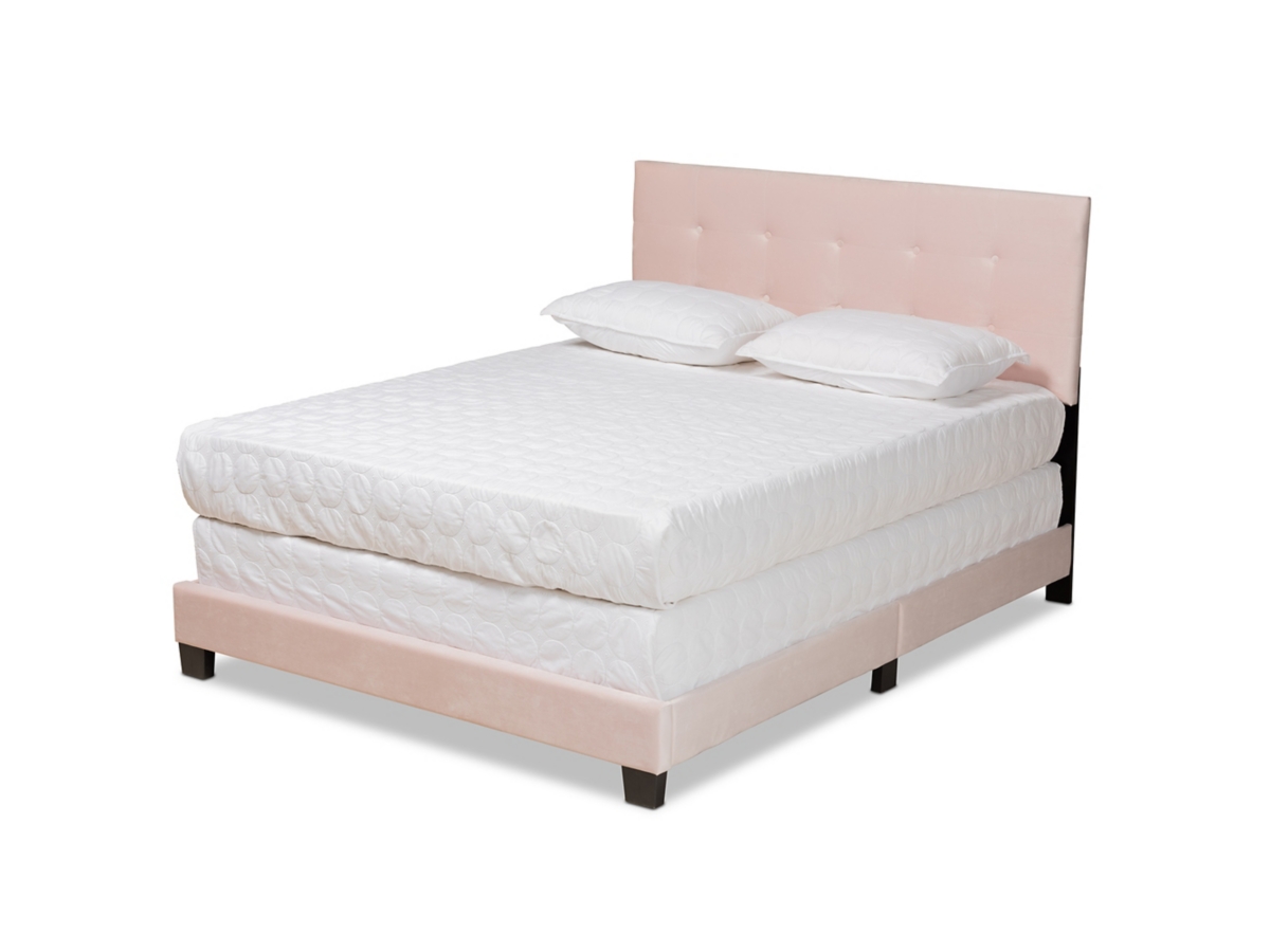 Caprice Modern and Contemporary Glam Panel Bed Ashley