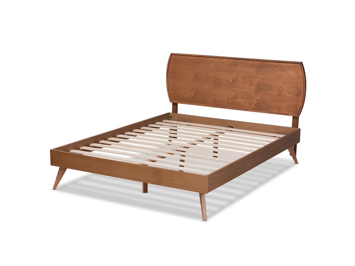 Baxton Studio Aimi Wood Full Size Platform Bed Ashley