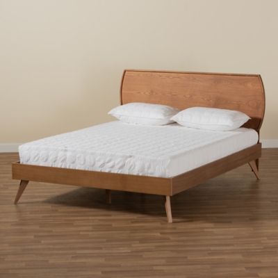 Baxton Studio Aimi Wood Full Size Platform Bed