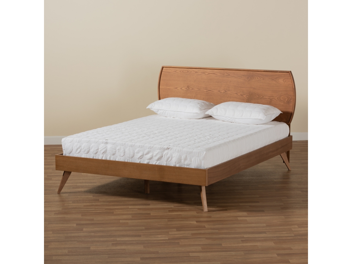 Baxton Studio Aimi Wood Full Size Platform Bed