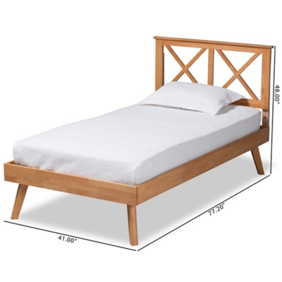 Baxton Studio Galvin Platform Bed - Thumbnail 4