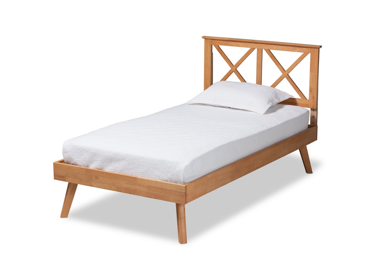 Baxton Studio Galvin Modern and Contemporary Brown Finished Wood Twin Size Platform Bed Baxton Studio Galvin Modern and Contemporary Brown Finished Wood Twin Size Platform Bed