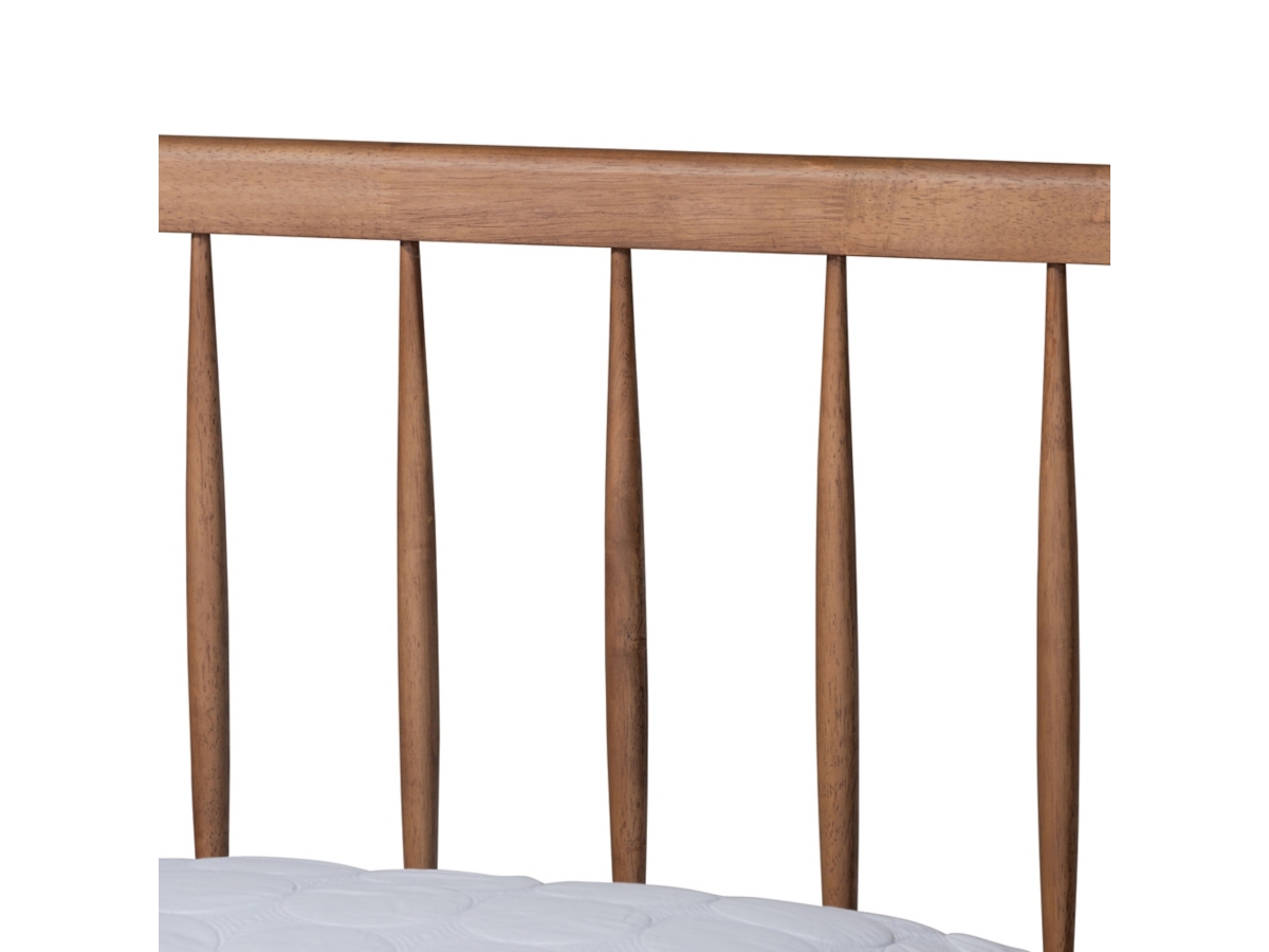 Baxton Studio Sora Mid-Century Modern Ash Walnut Finished Wood King Size Platform Bed Baxton Studio Sora Mid-Century Modern Ash Walnut Finished Wood King Size Platform Bed