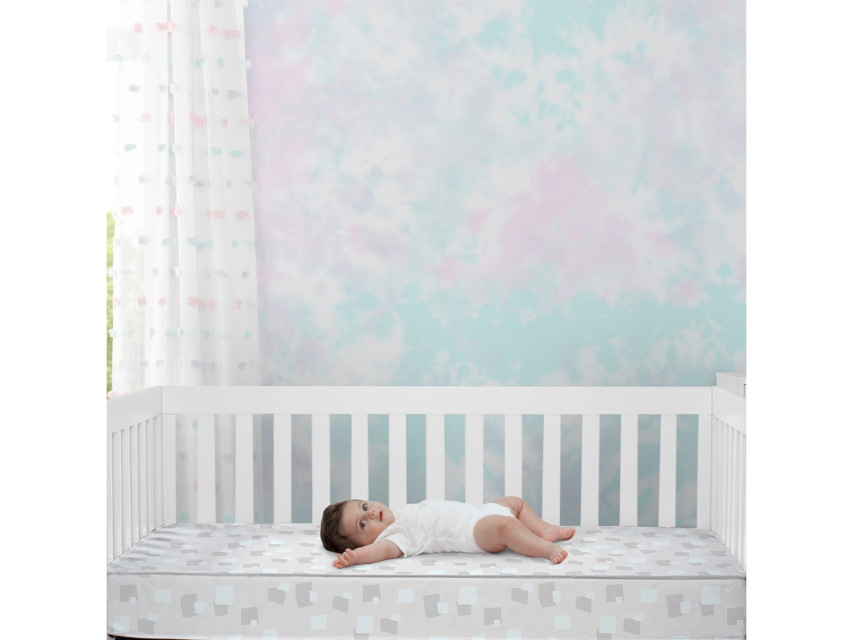 BeautySleep Mindful Night Deluxe Two Stage Crib and Toddler Mattress Greenguard Gold Certified Ashley