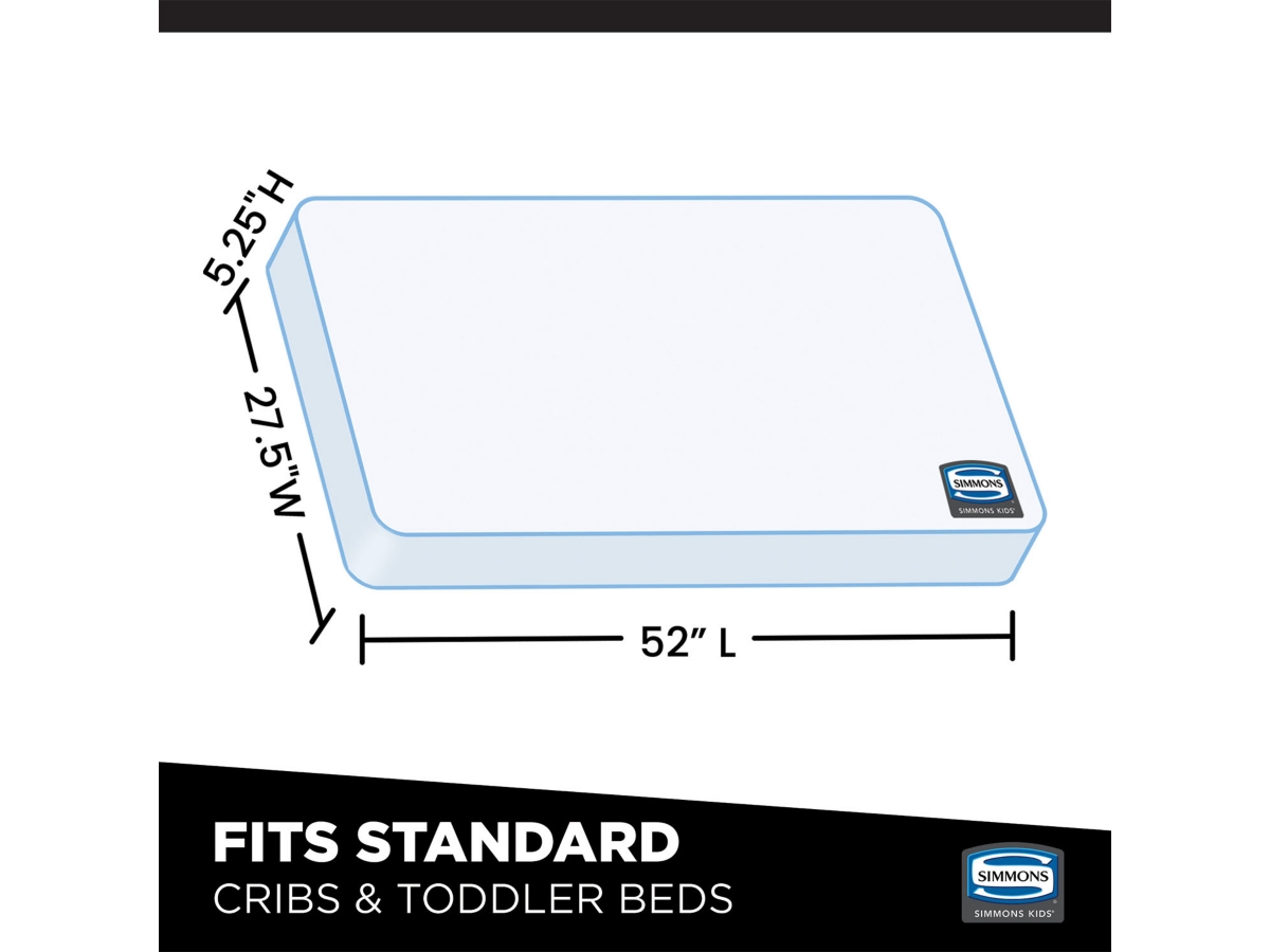 BeautySleep Mindful Night Deluxe Two-Stage Crib and Toddler Mattress, Greenguard Gold Certified, , large