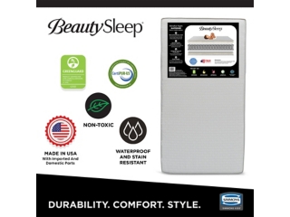 BeautySleep Mindful Night Supreme Two-Stage Crib and Toddler Mattress, Greenguard Gold Certified