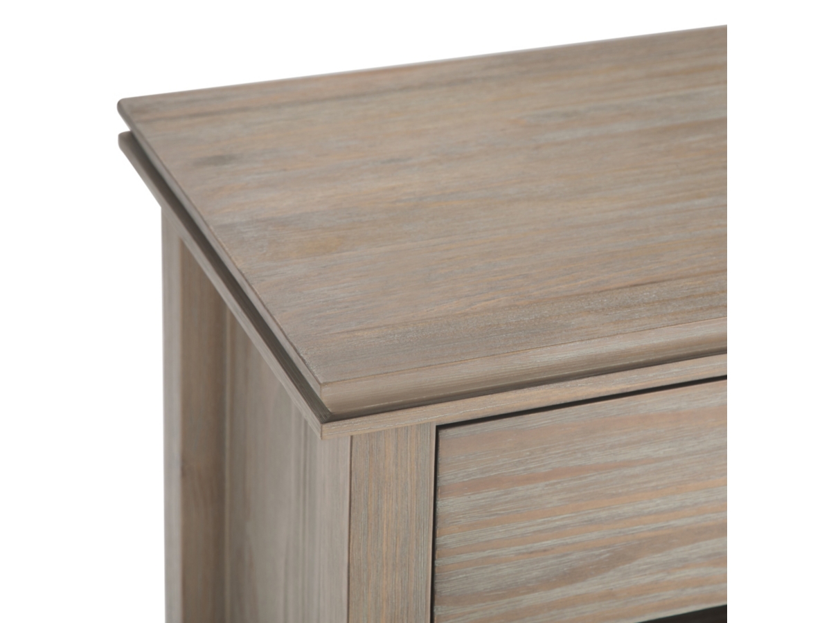 Simpli Home Artisan 24" 1 Drawer Nightstand, Distressed Gray, large