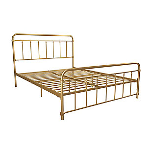 Atwater Living Wyn Queen Bed, Gold, large