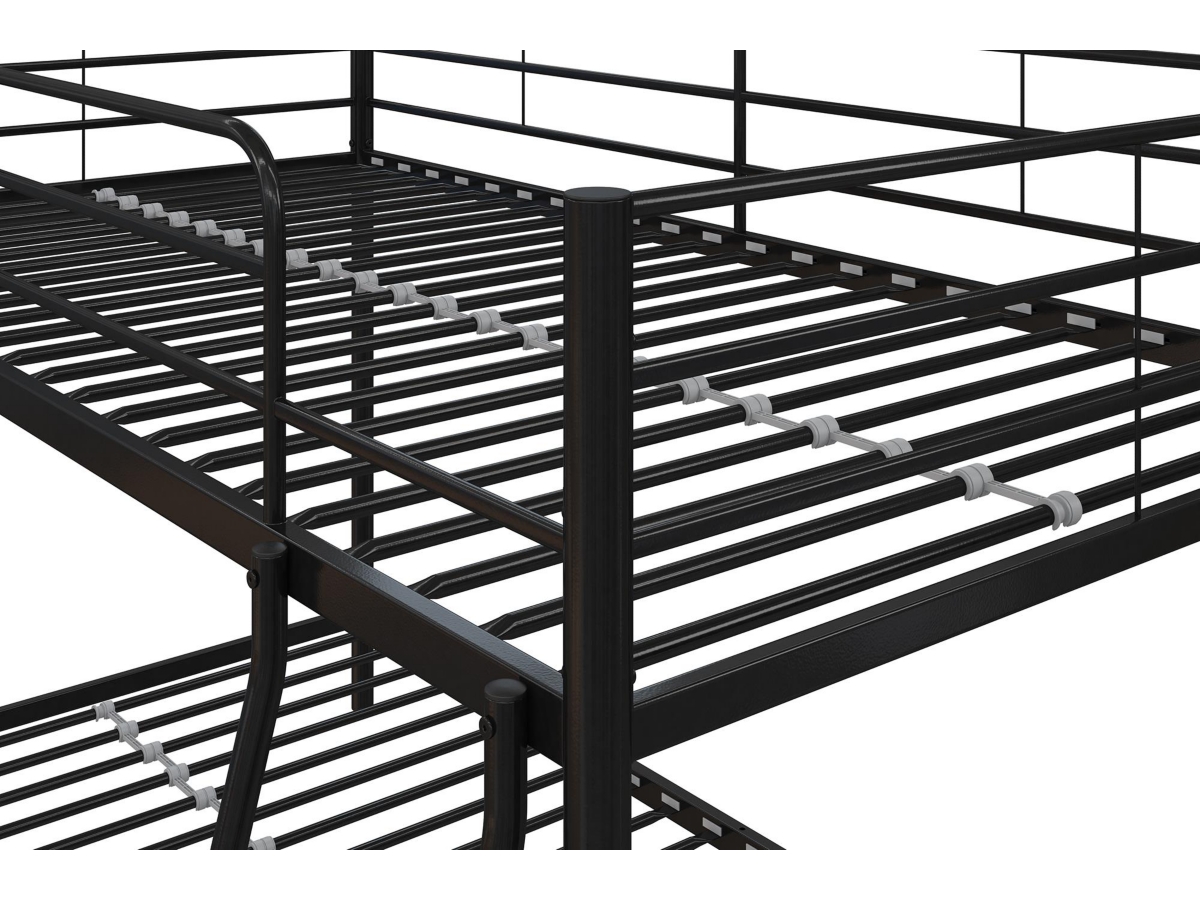 BLACK SHELTER TWIN  
1回試し張りのみの超美品 Atwater Living Bloor Twin over Twin Bunk Bed | Ashley